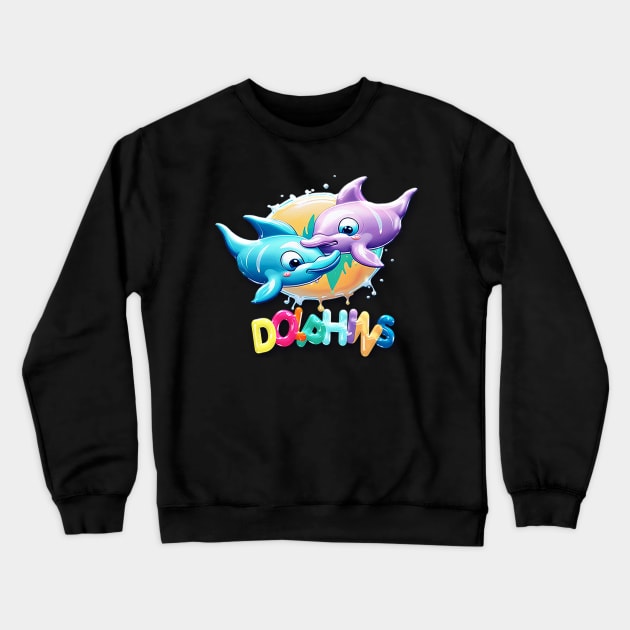 Dolphins Crewneck Sweatshirt by H.M